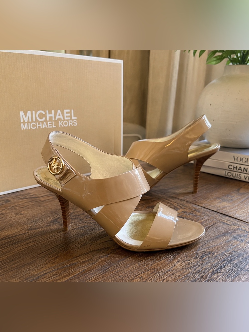 Michael Kors Nude Strappy Heels